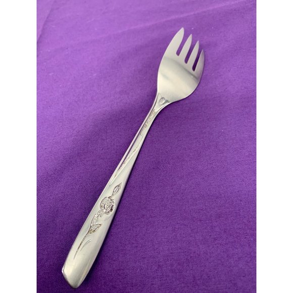Oneida LTD WA Rogers Sweet Briar Rose Stainless Glossy Flatware 0HSSWBR Small Co - Picture 3 of 7